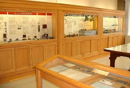 Rutherford Museum display cases